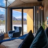 River Room at Sorrisniva Arctic Wilderness Lodge.